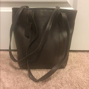 Vintage Coach brown leather purse